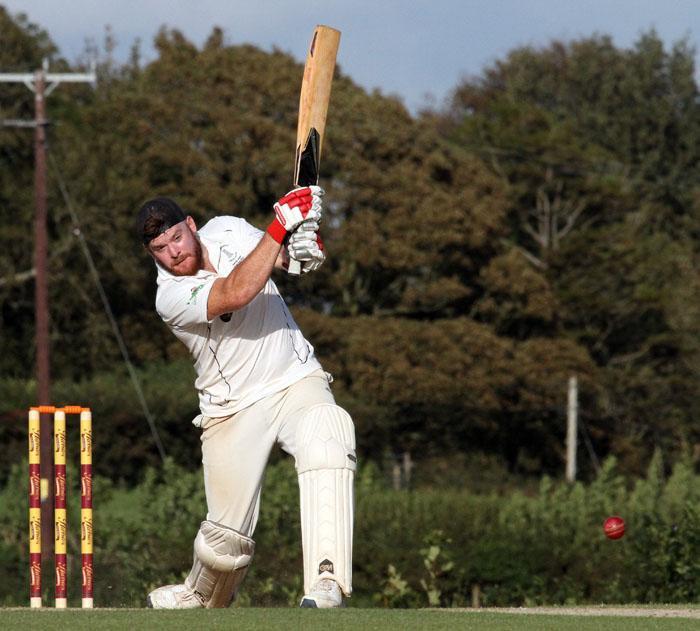 Adam James hits out in style